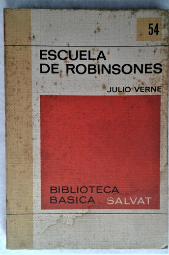 Escuela De Robinsones - Julio Verne - Basica Salvat Manchado