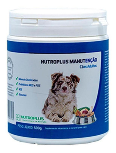 Suplemento Para Cães Manutenção 500g Nutroplus