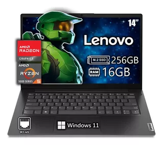 Laptop Lenovo V14 G4 Amd Ryzen 5 5500u 256gb Ssd 16gb Ram