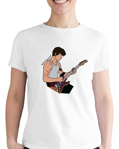 Playera Shawn Mendes Silueta Teach Me How To Love