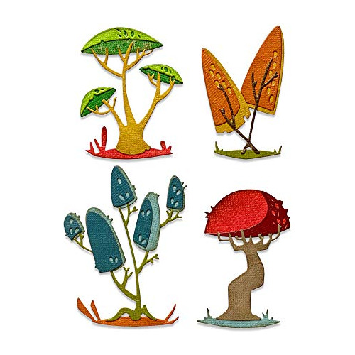 Thinlits Die 665216 Funky Toadstools De Tim Holtz, Paqu...