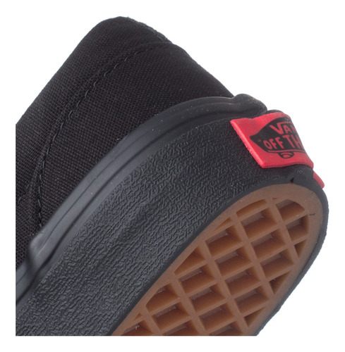 Tenis Vans Classic Slip On Y - Vn000zbuenr - Niños - Negro
