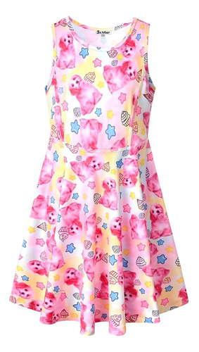 Jxstar Dog Vestidos Para Niñas Niños Verano Twirl Swing Pupp