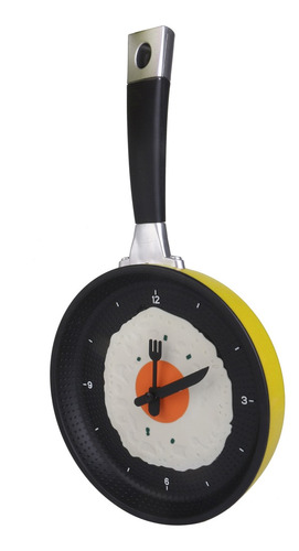 Imagen 11 de 12 de Sartén Huevo Moderno Reloj Cubiertos Cocina