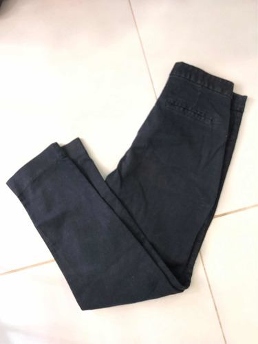 Chupin Negro Pantalón (fal2) De Algodón Con Spandex