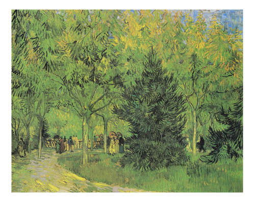 Tela Canvas Para Quadro Van Gogh Parque De Arles 76x60