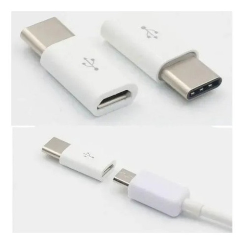 Adaptador Micro Usb Hembra A Usb-c Macho Adaptador Otg