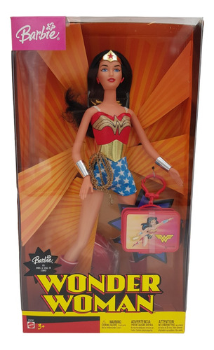 Barbie Wonder Woman Dc Super Friends 2003 Con Detalles