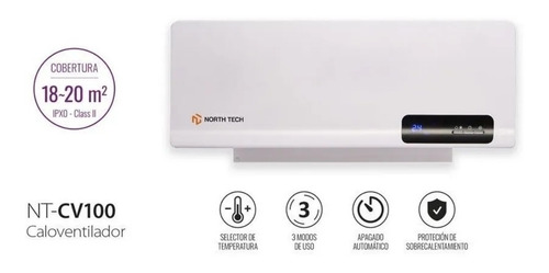 Aquecedor Ceramico C/ Controle Remoto E Timer 2000w/220v