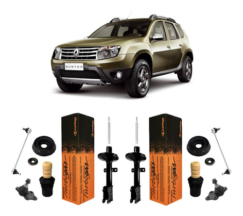 2 Kit Completo Do Amortecedor Dianteiro Duster 2013 14 15 16