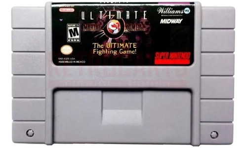 Ultimate Mortal Kombat 3 Super Nintendo Fisico Nuevo.