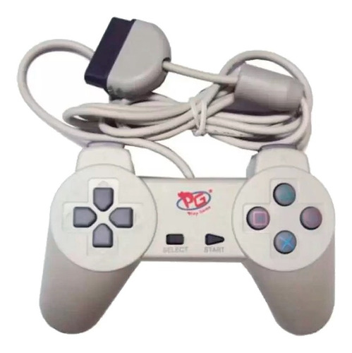 Controle Psone Ps1 Branco Com Fio