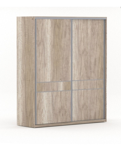 Imagen 2 de 10 de Ropero Puertas Corredizas 150cm Placard