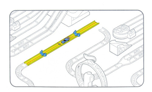 Imagem 7 de 8 de Hot Wheels Track Builder Conjunto De Pista - Glc91 Mattel