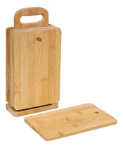 Comprar Set X6 Tablas En Madera P\u002Fpicar Cortar Con Soporte De Cocina