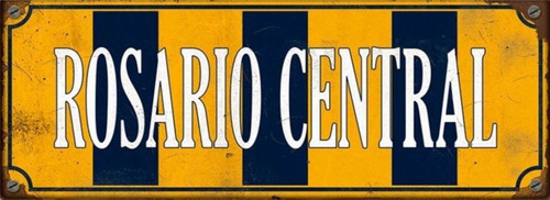 Chapa Retro Canalla - Cartel Rosario Central Vintage 13x30cm