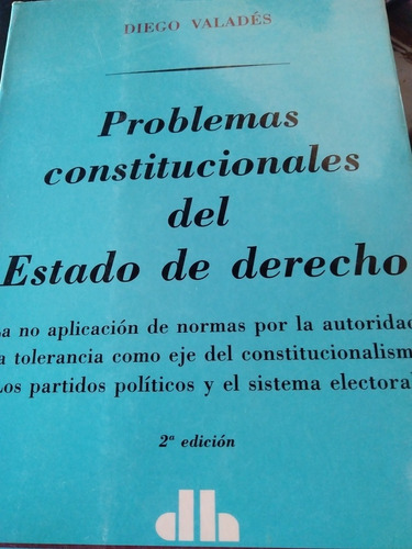 Problemas Constitucionales Del Estado De Derecho 