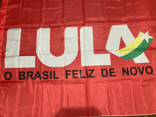 Bandera del Partido de los Trabajadores del PT: Elecciones a Lula 2022