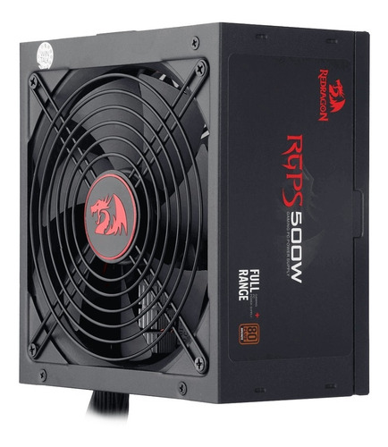 Fuente de alimentación para PC Redragon RPGS GC-PS001 500W negra 100V/240V