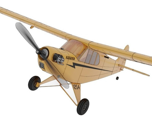 Piper J-3 Cub (pequeño) Rc Avion Aeromodelismo Impreso En 3d