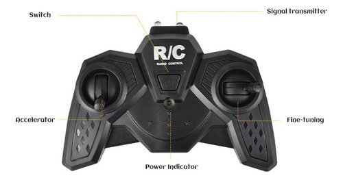 Luces De Helicóptero Con Control Remoto, 2 Canales, Carga Us