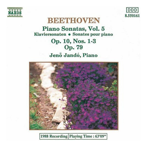 Sonatas Para Piano Beethoven//jando 5-7 Y 25 Cd