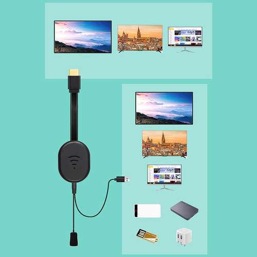 Adaptador De Pantalla Inalámbrico Para Duplicación O Proyect