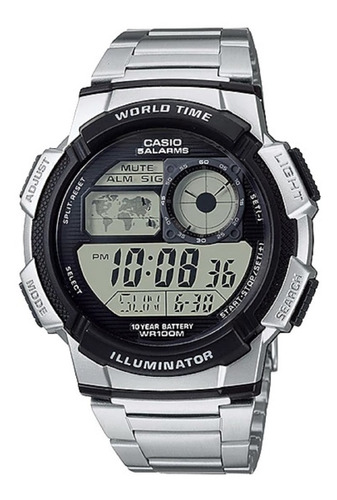 Reloj Casio Ae-1000wd Resiste Agua Acero Inoxidable Original