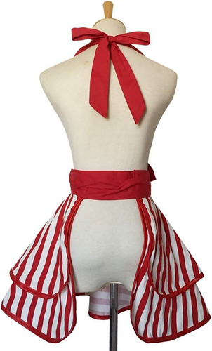 Hyzrz Delantales Retro De Algodón Hechos A Mano Para Mujeres
