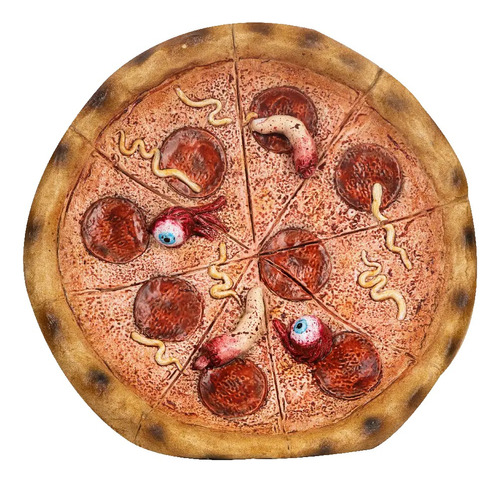 Decorativo Nasty Pizza Sangrienta Halloween 