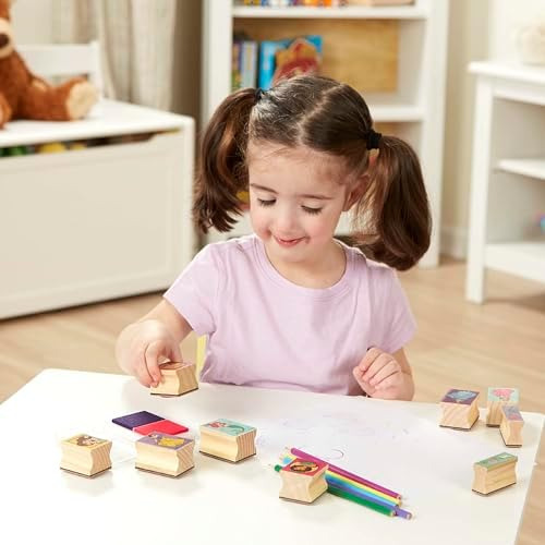 Melissa & Doug Disney Princess Juego De Sellos De Madera: 9