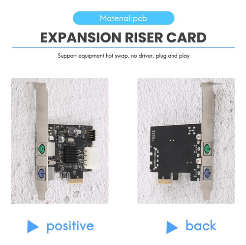 Placa Adaptadora De Expansão Pci-e De Porta Dupla Ps2