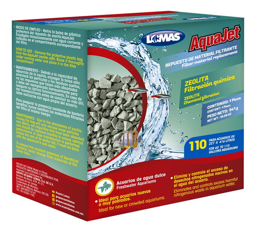 Anti Amoniaco Filtro Cascada Aquaclear 110 Acuarios 416lts