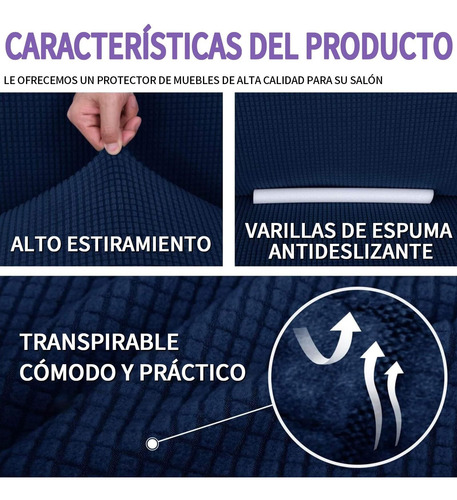 3 Plazas 360° De Cobertura Total, Funda Elástica Impermeable