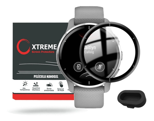 Pelicula Xtreme 3d Compativel Com Venu 2 Plus 43mm Proteção