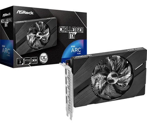 Tarjeta Gráfica Asrock Intel Arc A380 Challenger Itx 6gb Gdd