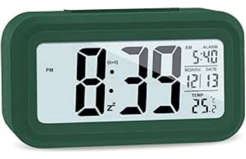 Reloj Despertador Digital Led Con Alarma Hora Temperatura