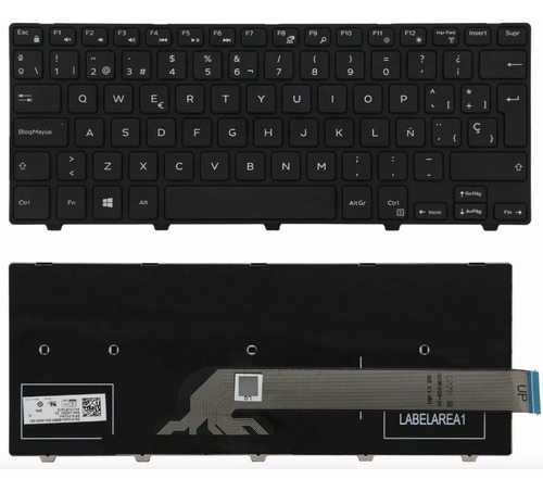 Teclado Español Para Dell Inspiron 14 3000 Series Nuevo