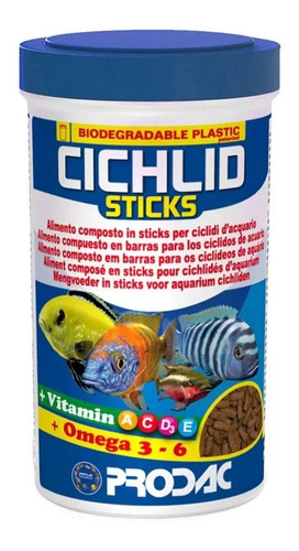 Ração Para Peixes Cichlid Sticks 90g Prodac