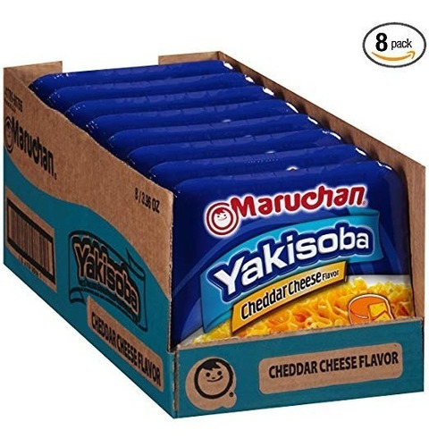 Maruchan Yakisoba Cheddar, 3,96 Oz, Paquete De 8