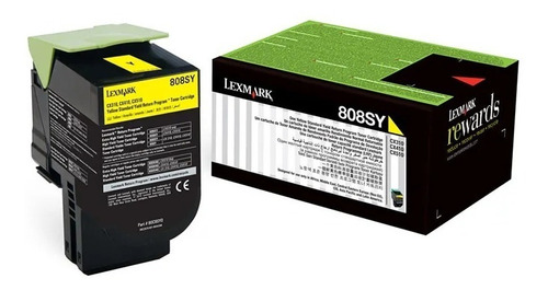 Toner Lexmark 80c8sy0 Amarillo - Cx310 Cx410 Cx510