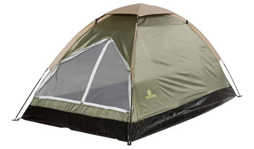 Carpa Iglú Domepack 2 Personas Klimber Plomo/verde Envio Ya