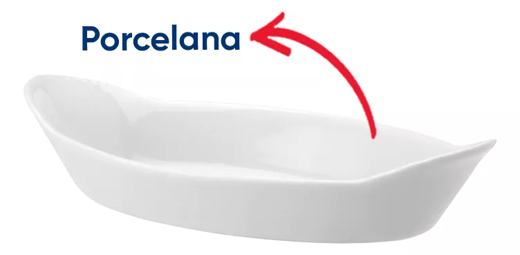 Terceira imagem para pesquisa de travessa porcelana