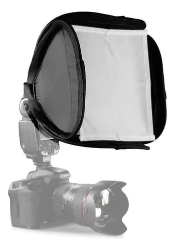 Difusor Softbox 23x23 Cm Para Flash De Zapata Fotografia