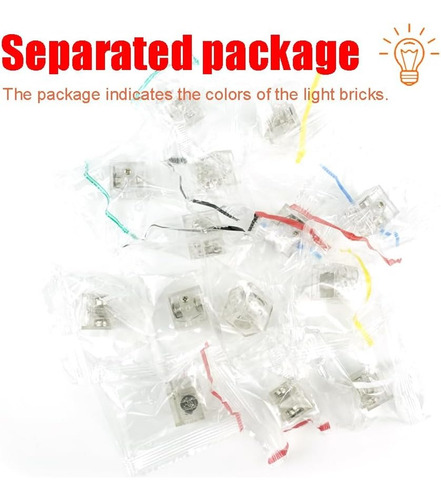 Transparente Led Luz Compatible Con Lego Bloques