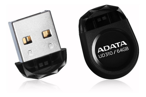 Adata Memorias Usb Portatil 64gb Tipo Joya 2.0 Ud310 Negra