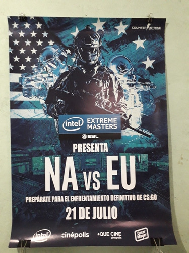 Poster Original Extreme Master Counter Strike Final Cs:go