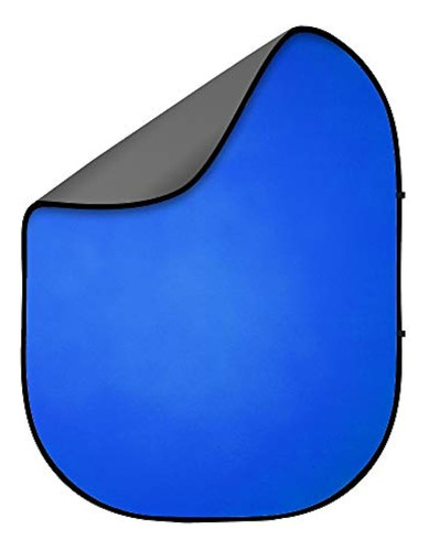 Fovitec Gray Y Chroma Key Blue Muselina Pop-up Plegable De F