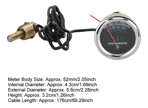 Medidor Mecánico De Temperatura Del Agua, Medidor De Tempera