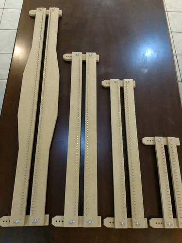 Kit 4 Tear Prego Aço Regulável 100,70,50,25 + Frete Grátis